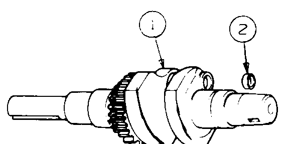 Crankshaft Diagram and Parts List for 4815F-PRO 556C465M100 Cub Cadet Lawn Mower